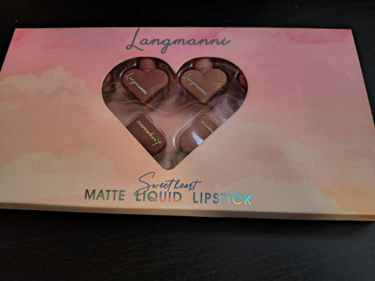 👄Sweetheart matte liquid lipstick box